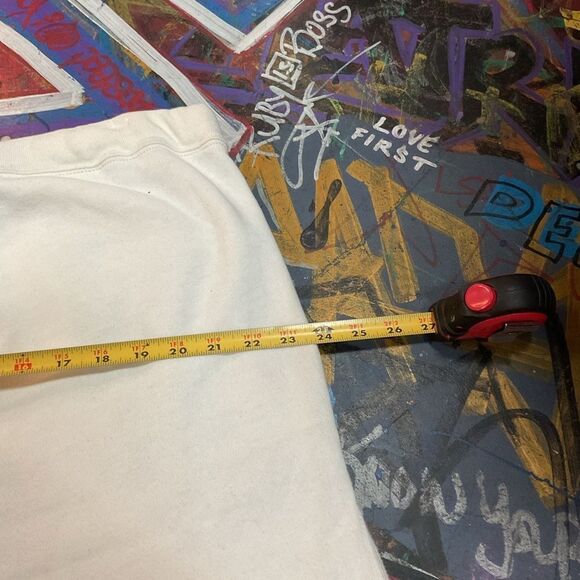 American Eagle 917 RTM Fleece Shorts w Half-Embroidered, Half-Printed Logo (L/G) - Picture 12 of 12